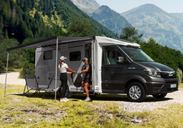 MAN TGE Camper Van отримав пневмопідвіску та захист днища