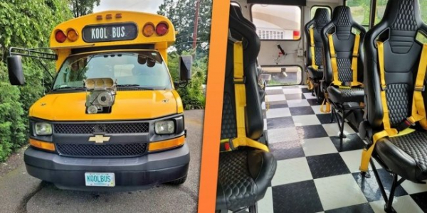 Старий автобус перетворили на нестандартний спорткар Старий автобус перетворили на нестандартний спорткар