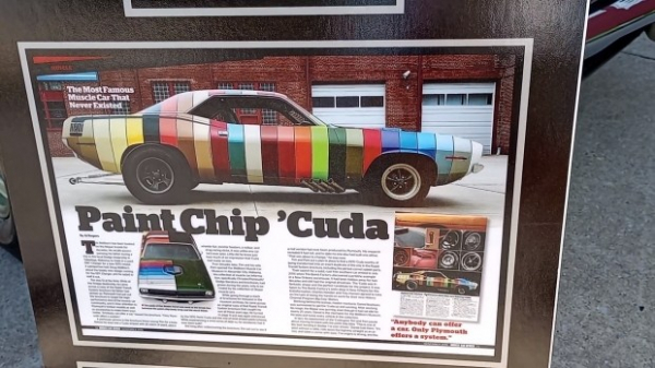 У США показали унікальний різнокольоровий Plymouth Barracuda
