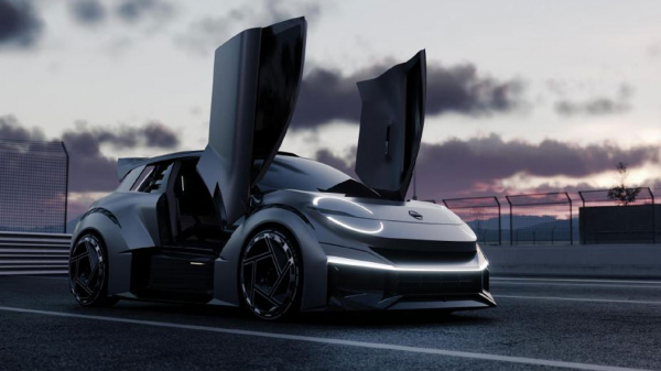 Nissan представил футуристичный концепт спортивного хетчбэка