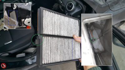 Как заменить салонный фильтр Рено Сандеро