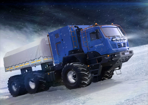 КАМАЗ тестирует новый огромный грузовик специально для Крайнего Севера
