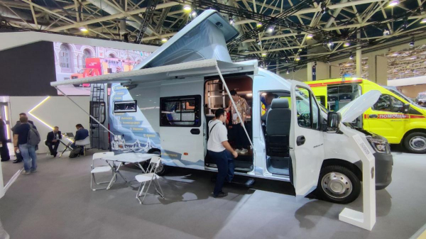 На Comtrans-2023 показали автодом &laquo;Газель NN&raquo; с душевой и кухней 