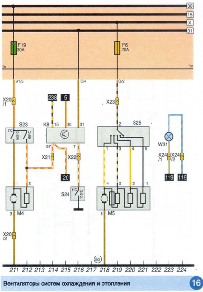 Схема подключения вентилятора радиатора Схема подключения вентилятора радиатора