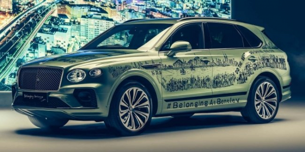 Художник-аутист перетворив Bentley Bentayga на унікальний арт-кар