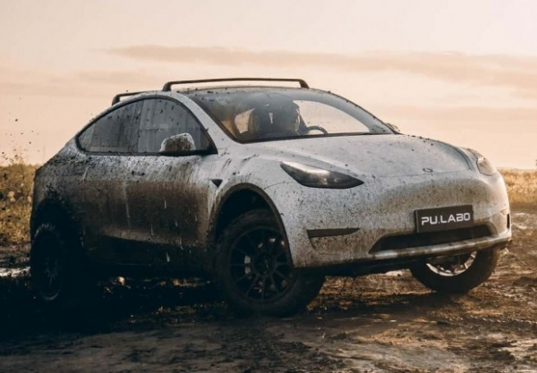 Китайський ліфт-комплект перетворив Tesla Model Y на справжній позашляховик