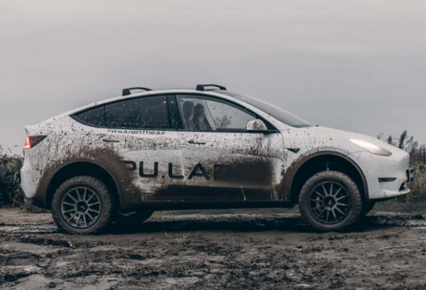 Китайський ліфт-комплект перетворив Tesla Model Y на справжній позашляховик