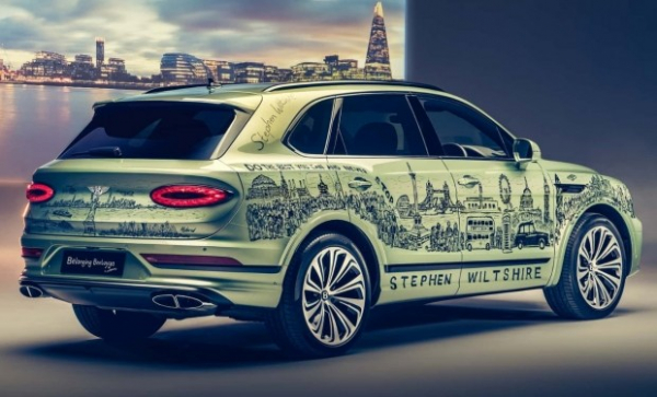 Художник-аутист перетворив Bentley Bentayga на унікальний арт-кар