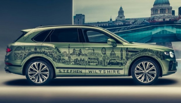 Художник-аутист перетворив Bentley Bentayga на унікальний арт-кар
