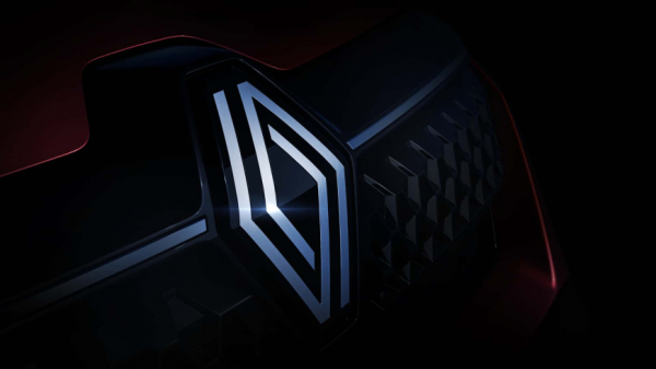 Компания Renault показала тизер кроссовера Kardian с новой светящейся эмблемой 