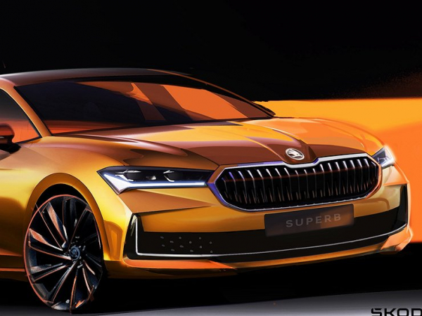 Skoda рассекретила дизайн Superb нового поколения Skoda рассекретила дизайн Superb нового поколения