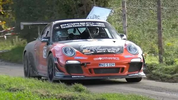 Послушайте, как круто звучат раллийные автомобили Porsche 911 GT3
