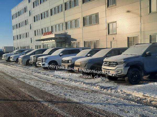 На тульском заводе Haval сфотографировали пять грядущих новинок