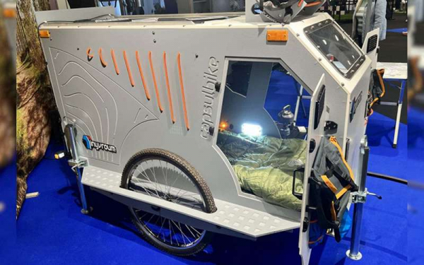 Взгляните на этот необычный прицеп-дача для велосипеда