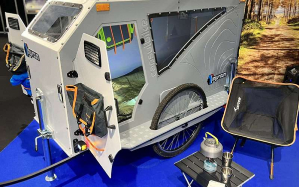 Взгляните на этот необычный прицеп-дача для велосипеда