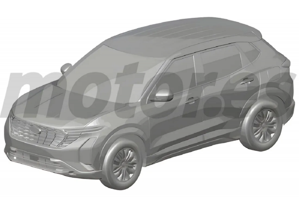 Снятый с производства кроссовер Ford EcoSport запатентовали в Индии Снятый с производства кроссовер Ford EcoSport запатентовали в Индии