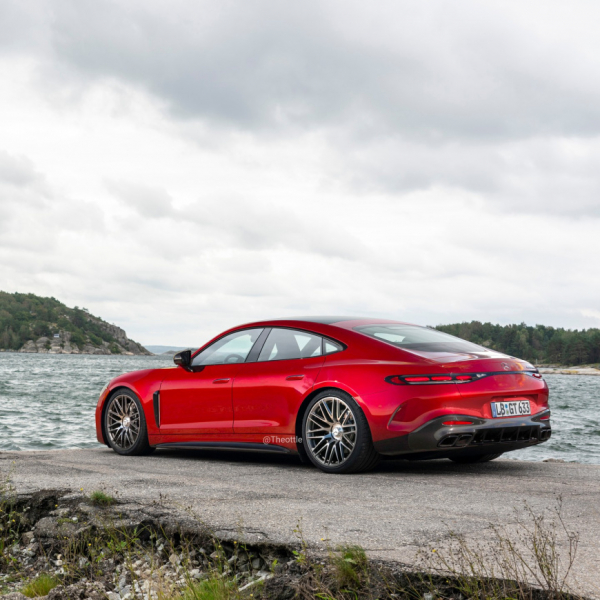 Как бы выглядел Taycan, если бы его придумали инженеры Mercedes-AMG 