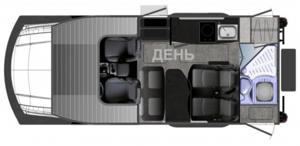 На выставке представят автодом на базе "Патриота" с туалетом и стиральной машиной На выставке представят автодом на базе "Патриота" с туалетом и стиральной машиной