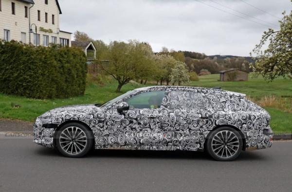 Замечен прототип обновленного универсала Audi A7 Avant 