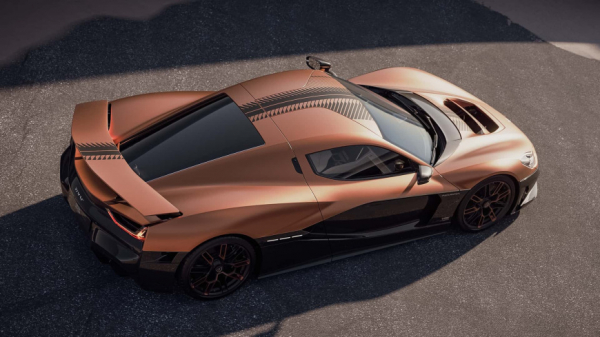 Гиперкар Nevera от Rimac представлен в эксклюзивном медном цвете
