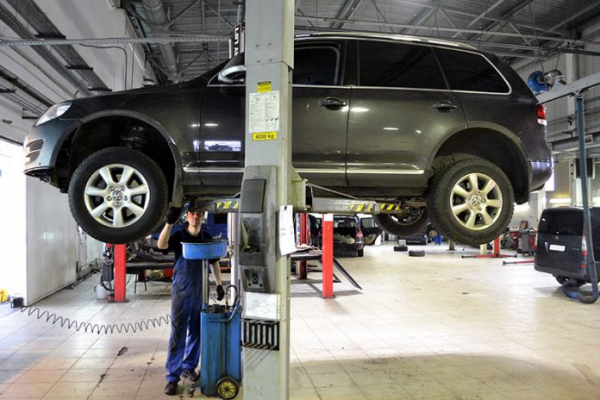 Как поменять масло в коробке автомат VW Touareg