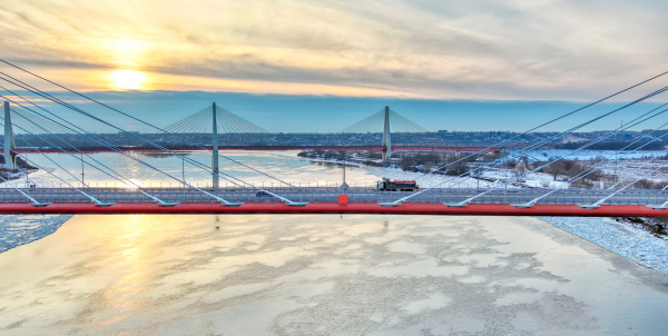 В России достигнут технологический суверенитет по вантовому мостостроению В России достигнут технологический суверенитет по вантовому мостостроению