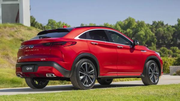 В РФ все еще продают новые купе-кроссоверы Infiniti QX55 2021 года выпуска. Сколько за них просят